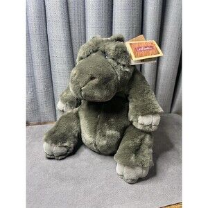 Dakin Lou Rankin Friends Thurgood Hippo Plush Stuffed Animal 14 Inch Gray Toy